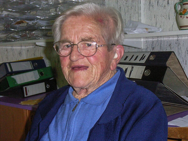 Teilnehmerin einer Biografiegruppe Teilnehmerin einer Biografiegruppe
